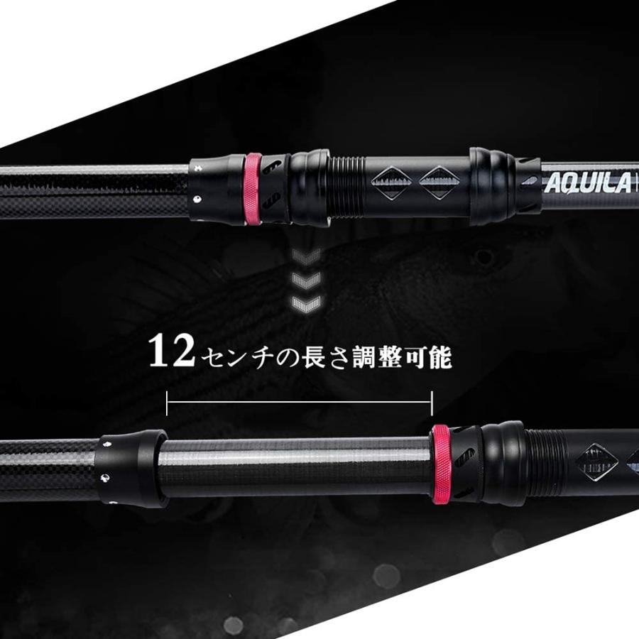釣り竿 釣竿 初心者 ランキングtop5 コンパクトロッド 2 4m シーバス ショアジギング 振出 海釣り 耐久性 高強度 釣り具goture 淡水両用 軽量 Aquila ゴチュール 釣具