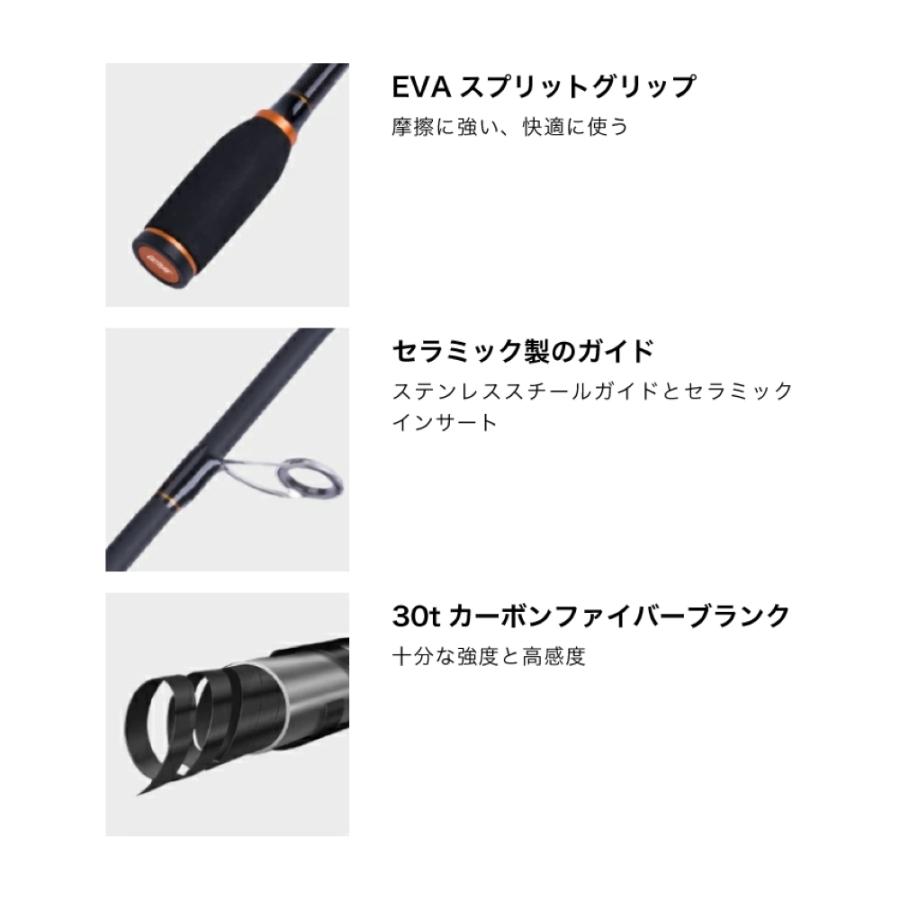 釣り竿 釣竿 ロッド 投げ釣り スピニング 3 0m エギングロッド 釣り ハードケース付 釣り 釣具 Goture ゴチュール New Xceed マイナーチェンジ A 8 ゴチュール ジャパン 通販 Yahoo ショッピング