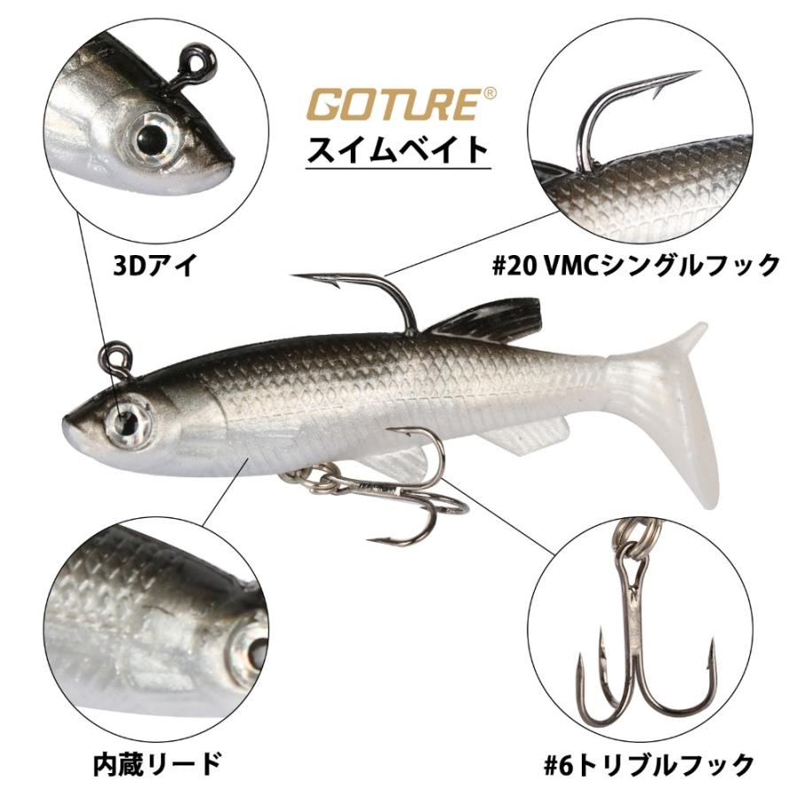 Gotureゴチュール正規総代理店 ソフトルアー ルアー イナ型5本セット サイズ 約85mm 重さ 13ｇ ワーム 釣り具 釣り道具 釣り用品 釣り 釣具 釣り つり C ゴチュール ジャパン 通販 Yahoo ショッピング