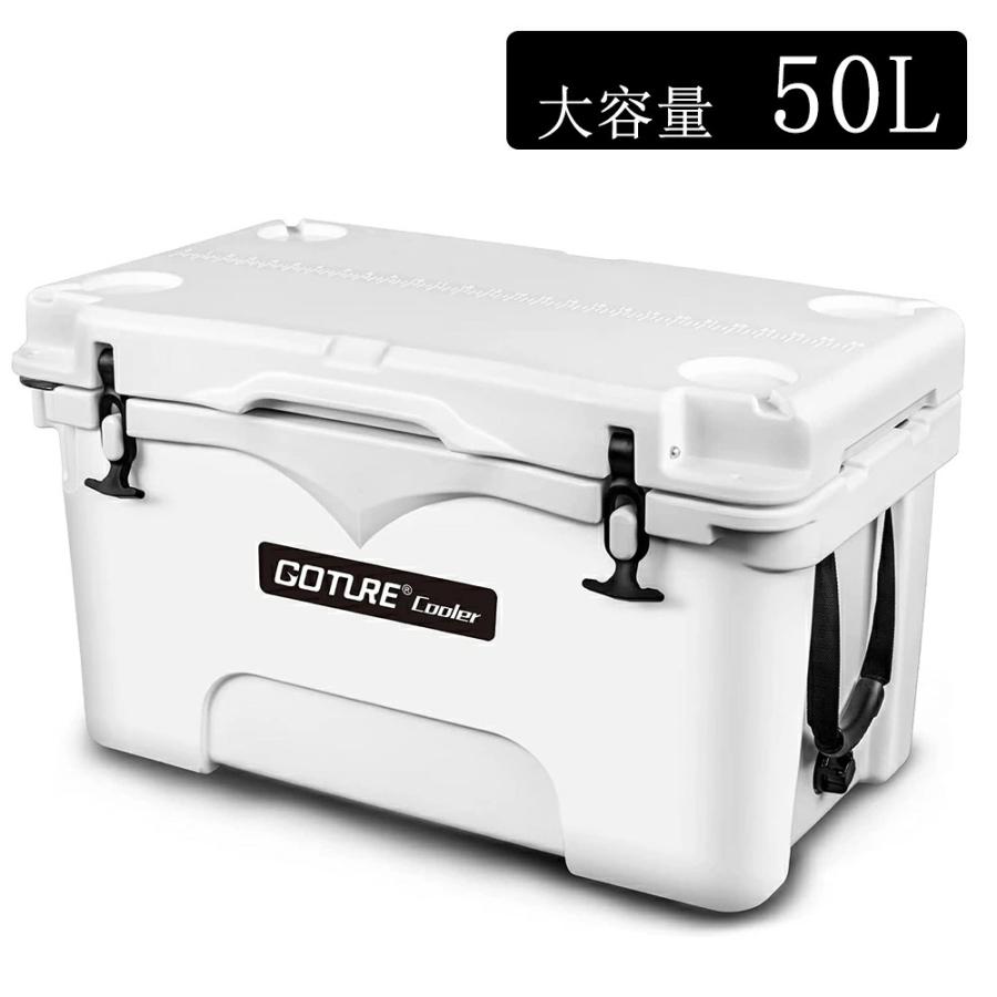 Goture ゴチュール フィッシングクーラー クーラーボックス 50lキャンプ 発泡スチロール 保冷力 キャスター コンパクト q バーベキュー 海水浴 気密パッキン T 1 ゴチュール ジャパン 通販 Yahoo ショッピング