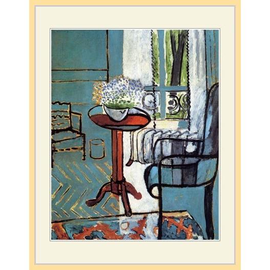 複製画・額縁付き・マティス・「窓：忘れな草の室内」 : グーピル