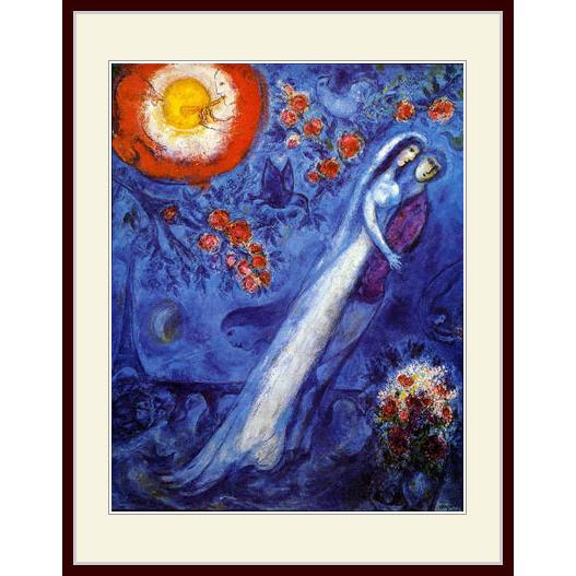 シャガール複製画 複製画・額縁付き・シャガール・「枝」 : グーピルギャラリー - 通販