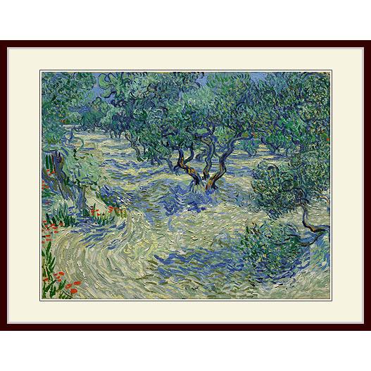 複製画 額付き ゴッホ オリーブの木々 グーピルギャラリー 通販 Yahoo ショッピング