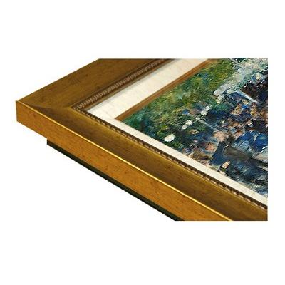 ルノアール複製画「ムーラン，ド，ラ，ギャレット」　ゴールドフレーム　額縁 複製画・額縁付き・【12号 額縁付き】ルノワール・「ムーラン