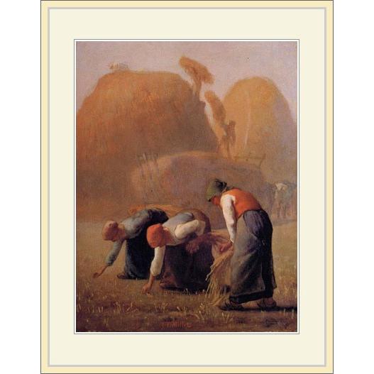 複製画・額縁付き・ミレー・「落ち穂拾い(夏)」 : グーピル 複製画・額縁付き・ミレー・「落ち穂拾い(夏)」 : グーピル