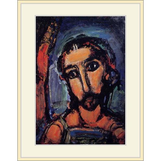 複製画・額縁付き・ルオー・「キリストの顔、受難」 : グーピル
