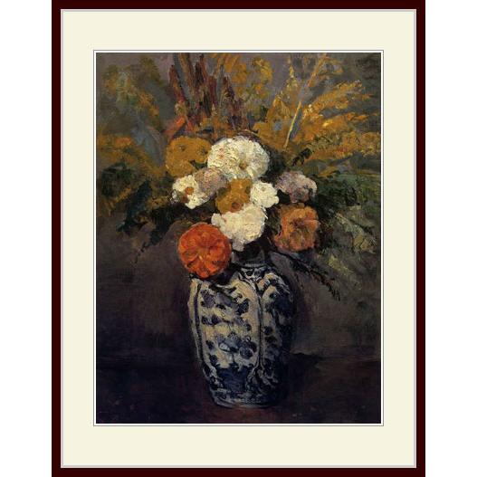 ダリアの花瓶油絵p7) 10年保証 絵画 版画 ダリアの花瓶 中野ひまり 手彩仕上 高精細巧芸画