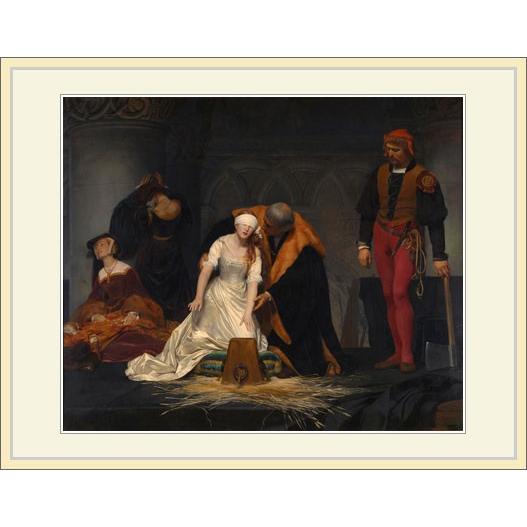 複製画 額縁付き ドラローシュ レディ ジェーン グレイの処刑 グーピルギャラリー 通販 Yahoo ショッピング