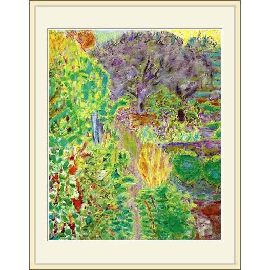 複製画・額縁付き・ボナール・「Garden」 : グーピルギャラリー - 通販