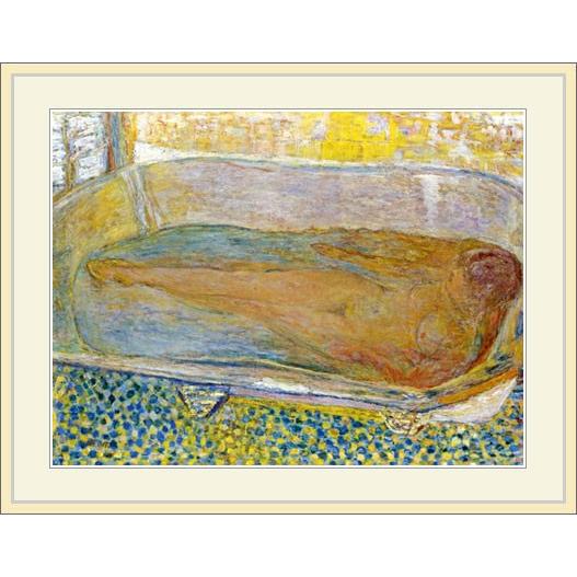 複製画・額縁付き・ボナール・「La Grande Baignoire」 : グーピル