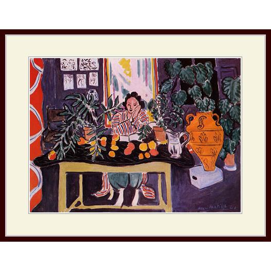 Henri Matisse（アンリ マティス） 金魚鉢のある室内