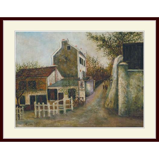 複製画・額縁付き・ユトリロ・「ラパン・アジール」 : グーピル