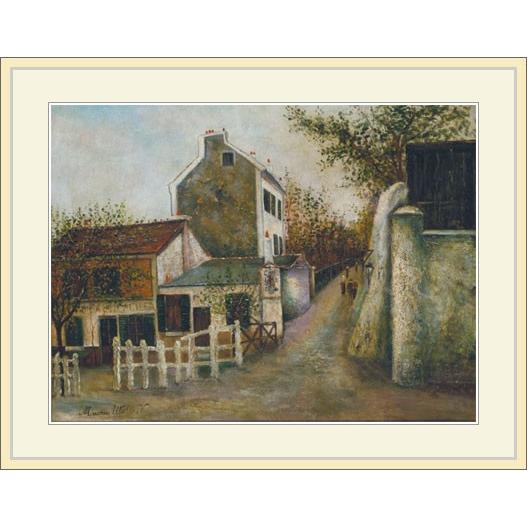 ユトリロ、ラパン・アジル、希少画集画、新品額装付 ユトリロ、ラパン・アジル、希少画集画、新品額装付 - メルカリ