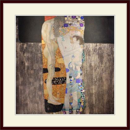 複製画・額縁つき：クリムト・「女の三世代」 : グーピルギャラリー