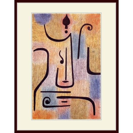 <絵画>大天使 額縁付き 複製画・額縁つき：クレー・「大天使」 : グーピルギャラリー - 通販