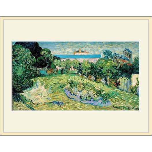 複製画・額付き・ゴッホ・「ドービニーの庭(バーゼル美術館)」 : グー