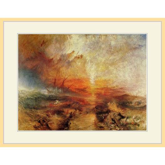 複製画・額縁付き・ターナー・「奴隷船」 : グーピルギャラリー - 通販