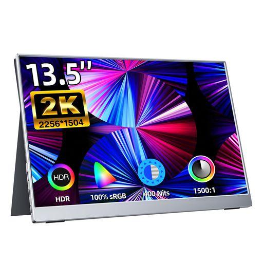 【美品】13.5インチ モバイルモニター kksmart NK-135 コード欠 kksmartモバイルモニター13.5インチ超薄型450g狭額縁高輝度400nits100