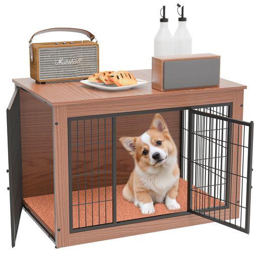 Petnniko犬ケージペットケージ犬サークル小中大型犬用幅82x奥行56x高さ