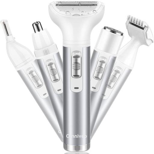 vioシェーバー電気シェーバー女性電動シェーバー乾湿両用USB充電式1台5