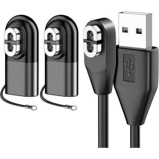 Shokz用充電ケーブルUSB充電コード1m2個USBType-C変換アダプター付き用