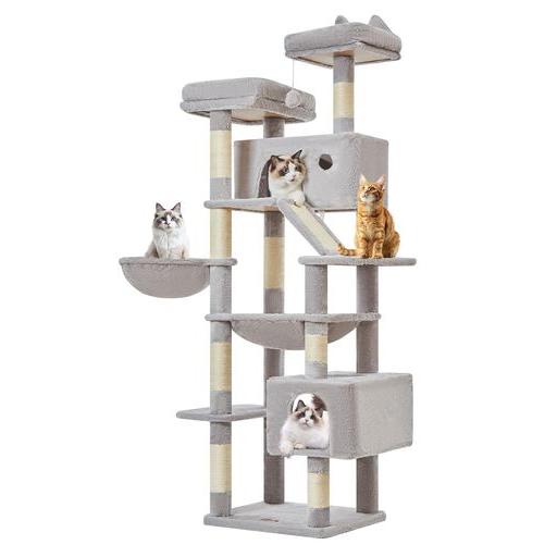 Taoqimiaoキャットタワー高さ180cm大型猫用多頭飼い対応据え置き省