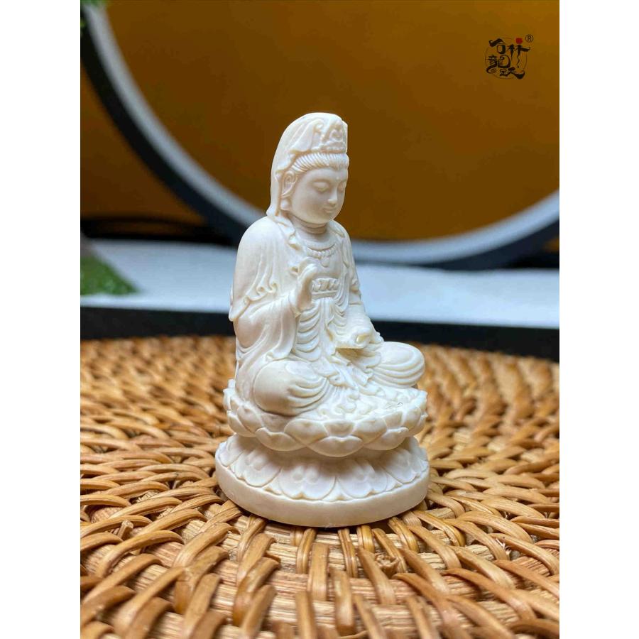 天然マンモス牙美しい手作り彫刻　南海観音　置物 天然マンモス牙美しい手作り彫刻 南海観音 置物 楽天市場】マンモス牙