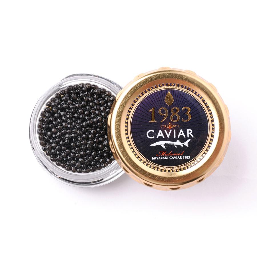 販売のものです 宮崎キャビア1983 & 1983 J.CAVIAR プレミアムキャビア20g×3種食べ比べセット