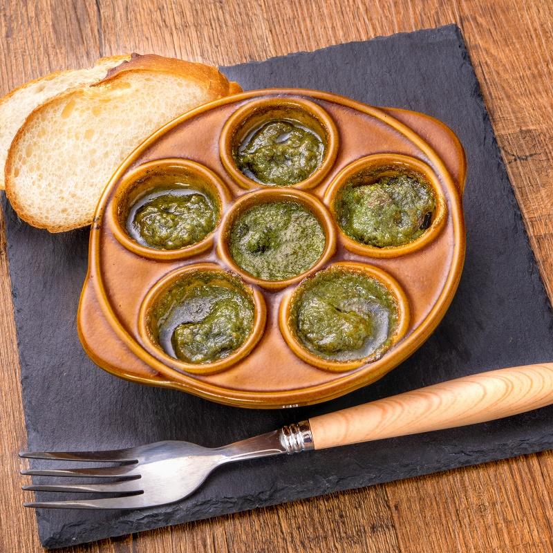 エスカルゴ焼皿エスカルゴのから付き　　8個セット エスカルゴ焼皿エスカルゴのから付き 8個セット エスカルゴ焼皿