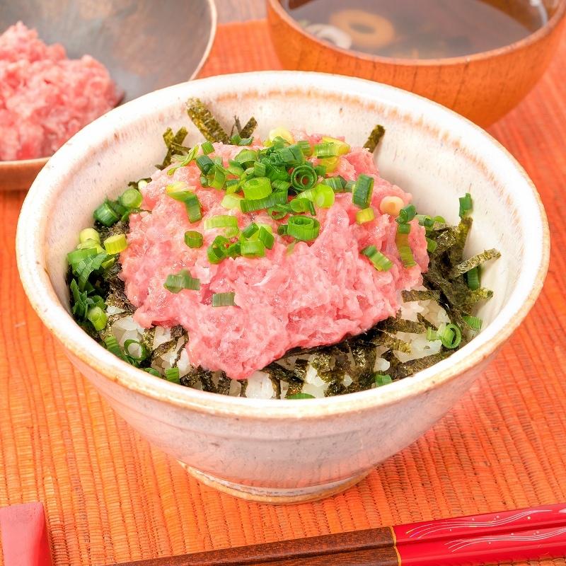 お中元 南まぐろ タタキ ネギトロ ねぎとろ 200g×5パック 合計 1kg まぐろたたき ミナミマグロ まぐろ マグロ 鮪 刺身 寿司 軍艦 業務用|gourmet-no-ousama|03