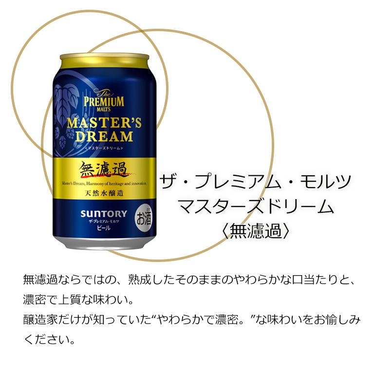 (無濾過・樽生仕立て)ザ・プレミアム・モルツ マスターズドリーム〈アソートギフトセット〉350ml×2缶 1セット ギフト お中元 お歳暮 父の日 母の日 御中元｜gourmet-oita｜02