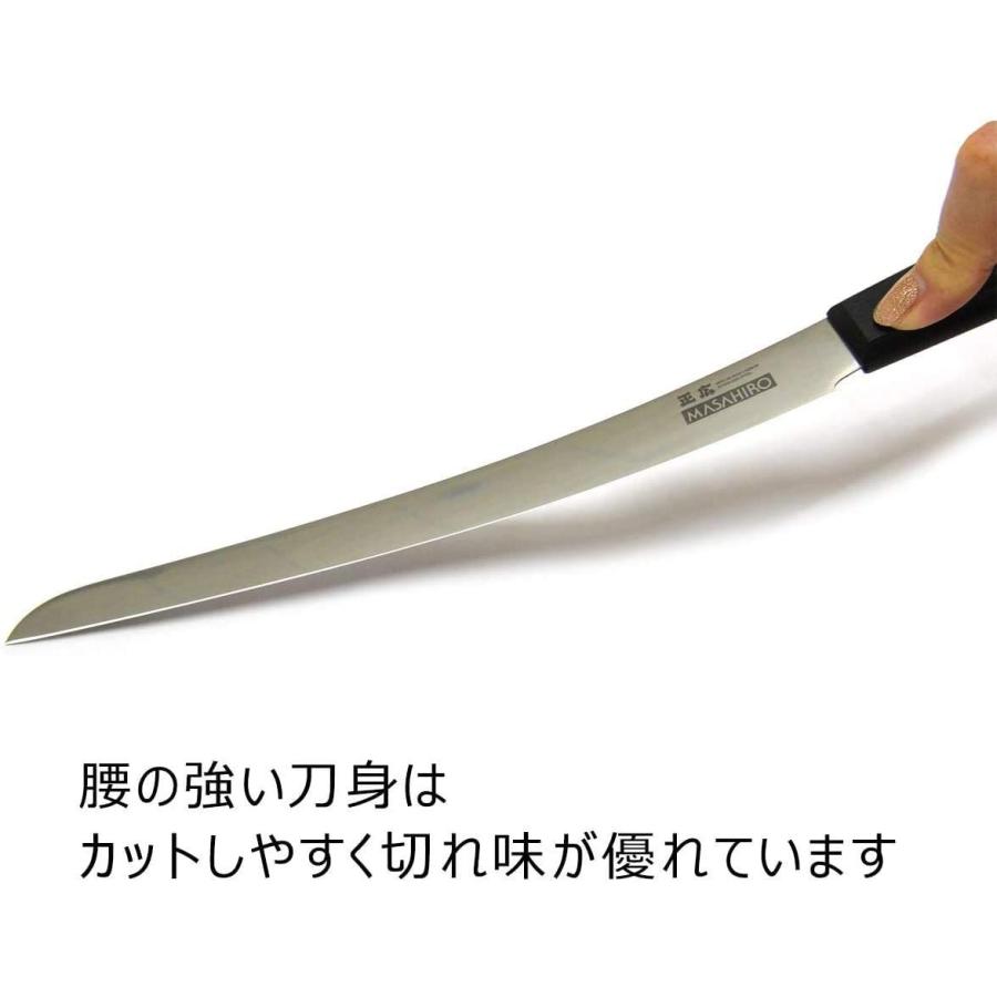 グルメソムリエ 生ハム ナイフ 片刃 右きき用 日本製 ステンレス鋼