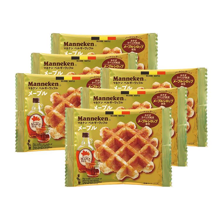 6個)マネケンワッフル／メープル : グルメコーヒー豆専門!加藤珈琲店