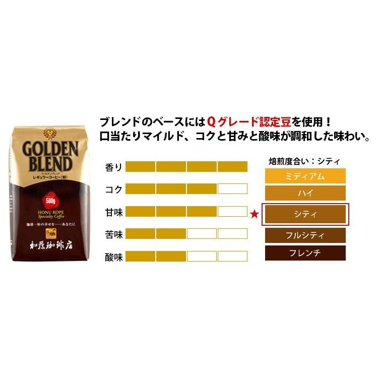 コーヒー【業務用卸】ゴールデンブレンド/500g袋/珈琲豆｜gourmetcoffee｜02