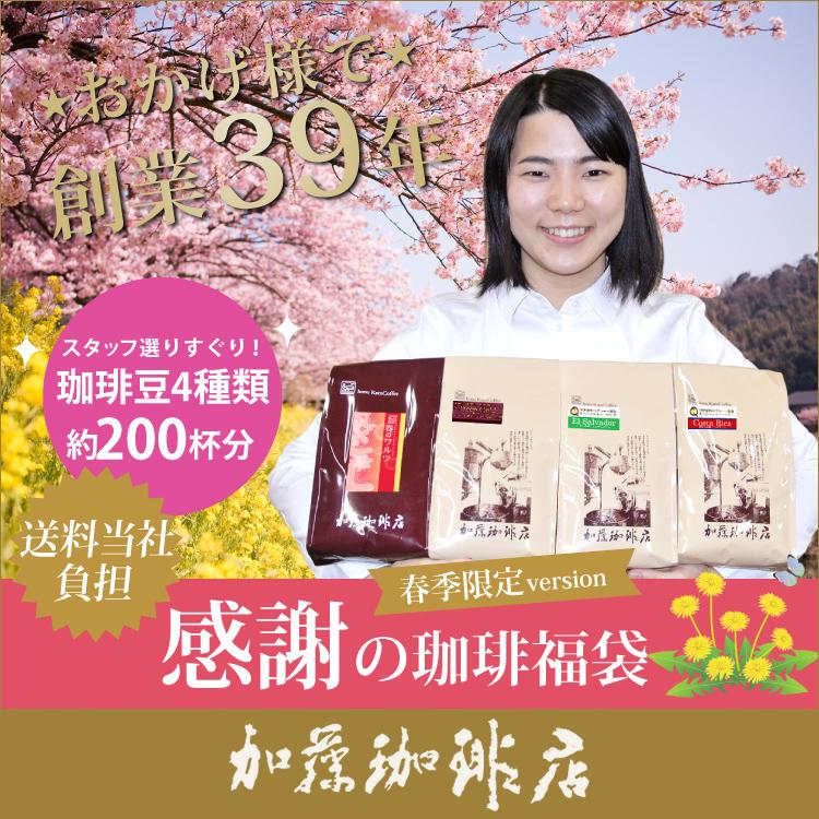 感謝の珈琲福袋(春・ディープ・Qエル・Qコス)送料無料 /珈琲豆 コーヒー豆 コーヒー |  | 01