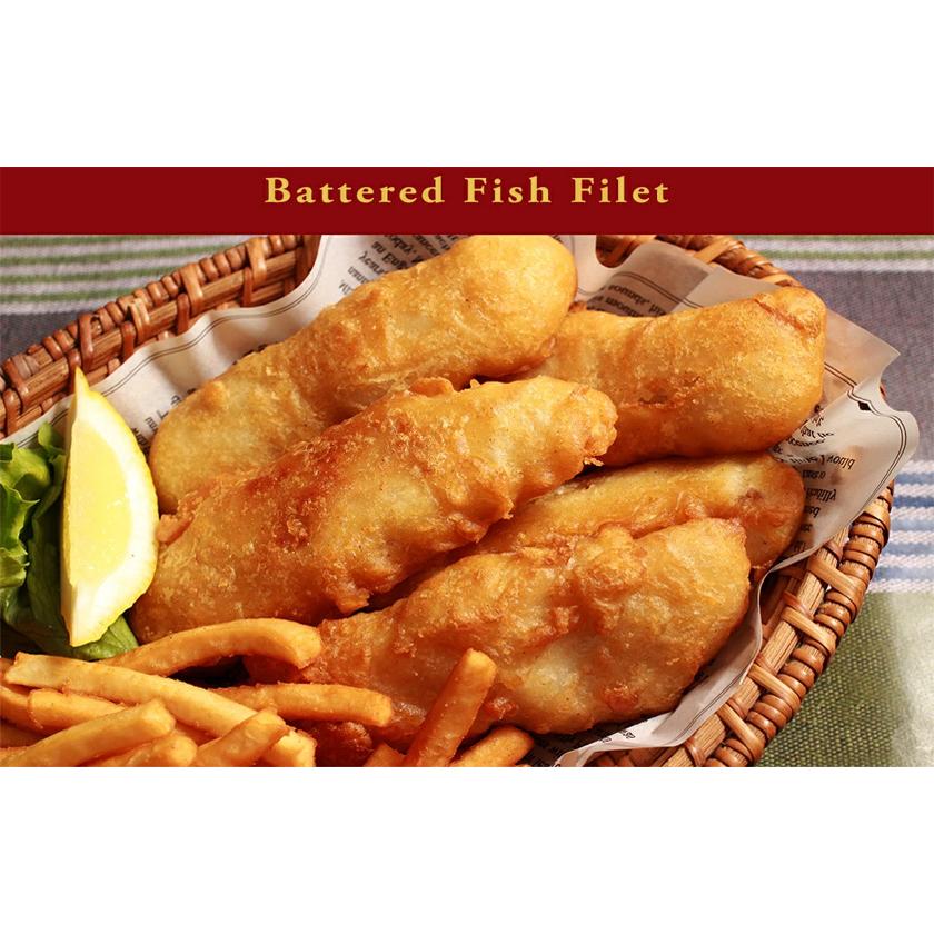 【 バタードフィッシュ フィレ 15本入り (1kg) 】 (冷凍) パンガシウス  キャットフィッシュ 魚フライ 惣菜 冷凍総菜 冷めてもサクサク　爆買（Yahoo!・グルメ大陸）