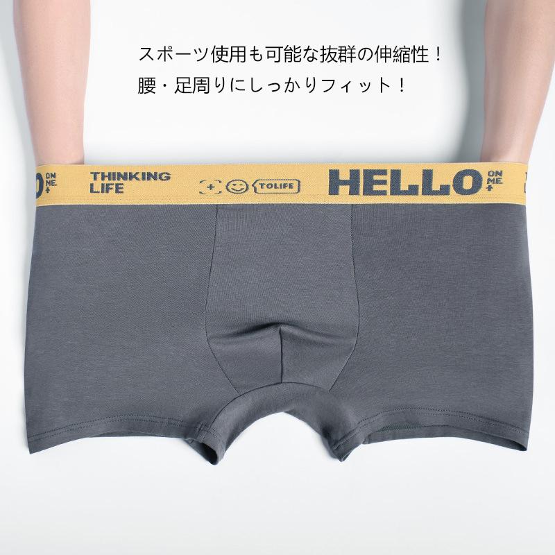 下着 メンズ ボクサーパンツ 男性下着 ボクサーブリーフ 立体感