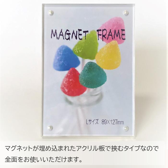 フレームマグネット&アクリルうちわ　セット 楽天市場】アクリルマグネットフレーム 高透明クリア仕様