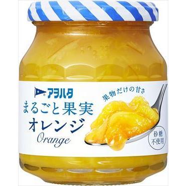送料無料 アヲハタ 砂糖不使用 まるごと果実 オレンジ 250g×6個｜goyougura-okawa
