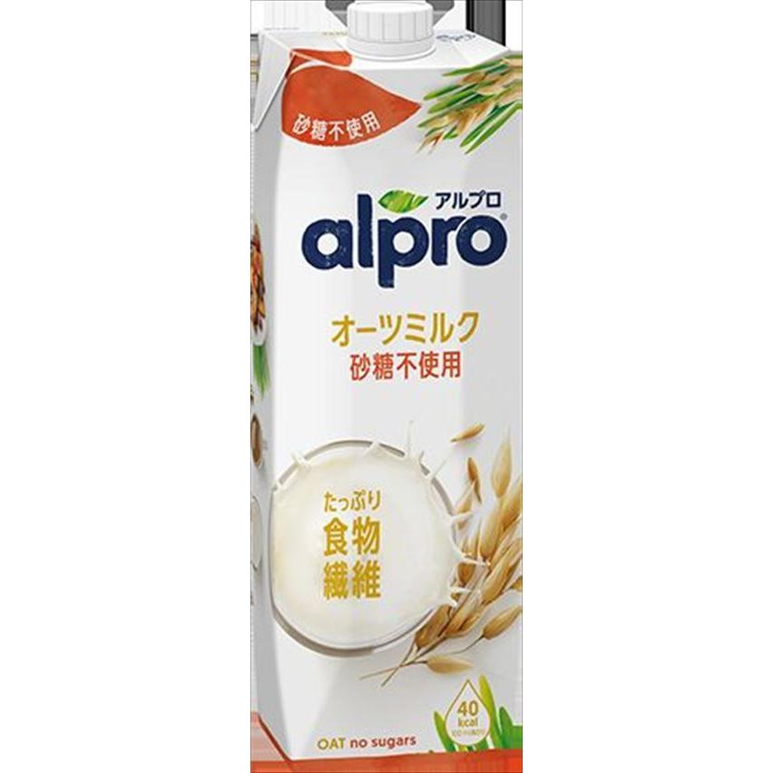 送料無料 アルプロ たっぷり食物繊維 オーツミルク 砂糖不使用 1000ml×12本｜goyougura-okawa