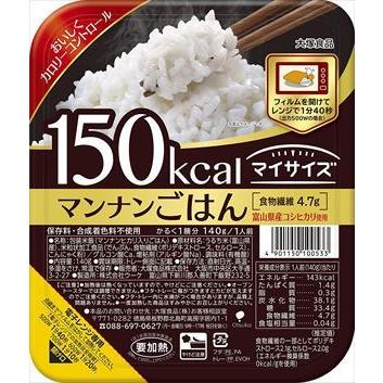 送料無料 大塚食品 マイサイズ マンナンごはん 140g×24個｜goyougura-okawa