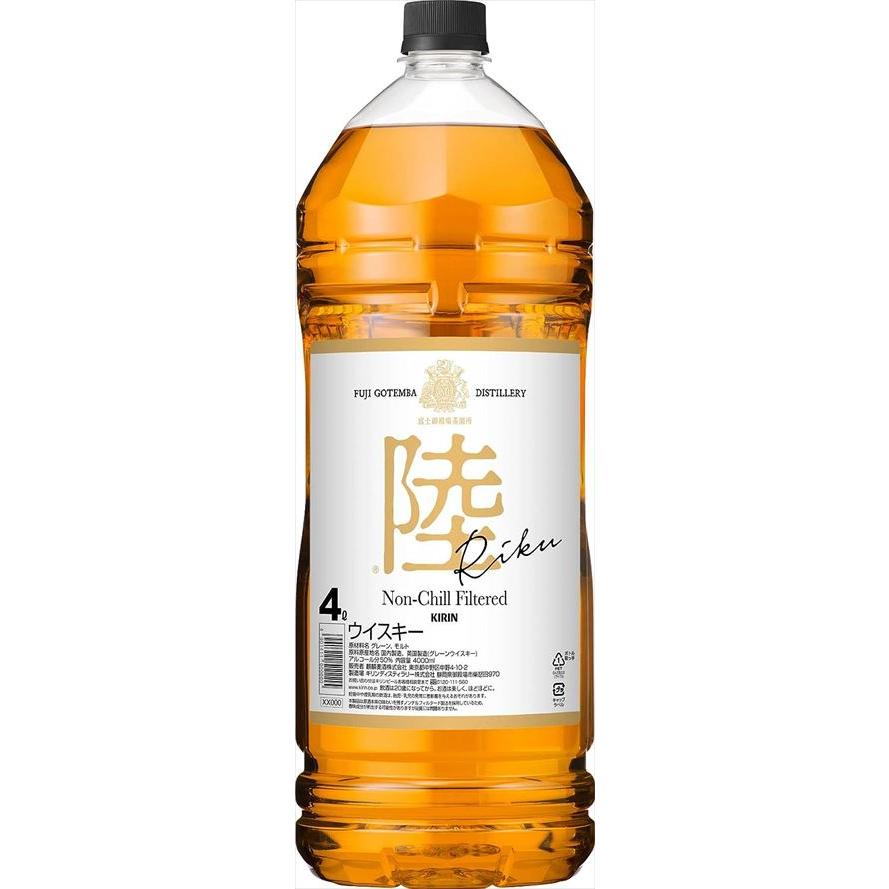 キリン ウイスキー 陸 PET 4000ml : 御用蔵 大川 - 通販 - Yahoo