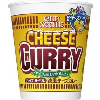 送料無料 日清食品 カップヌードル 欧風チーズカレー 85g×40個｜goyougura-okawa