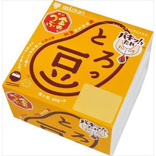 送料無料 Mizkan 金のつぶパキッ!とたれ とろっ豆(45g×3)×24個 クール