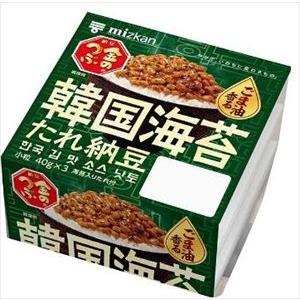 送料無料 Mizkan 金のつぶ ごま香る韓国風海苔(40g×3P)×24個