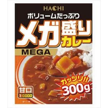 97点 食品 大量 まとめ売り カップ麺 お菓子 レトルトカレー 送料無料 ハチ食品 メガ盛りカレー甘口 300g×22袋 : 御用蔵 大川