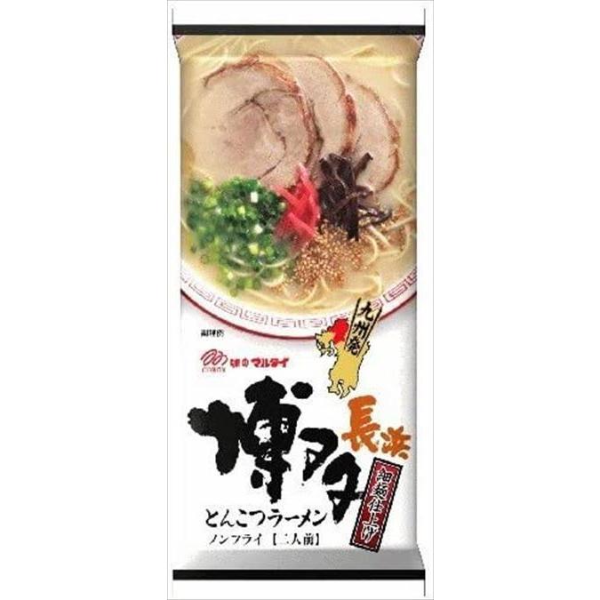 送料無料 味のマルタイ 博多とんこつラーメン(2人前) 185g×15袋｜goyougura-okawa