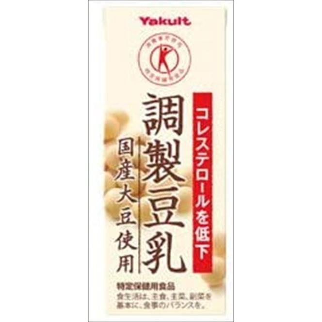 送料無料 ヤクルト 調製豆乳 国産大豆使用【特定保健用食品 特保】 200ml紙パック×24本入 :4903080301271-24:御用蔵 大川 -  通販 - Yahoo!ショッピング