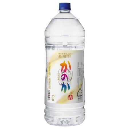 かのか 麦焼酎 25度 4Lペット 4000ml×4本 : 御用蔵 大川 - 通販