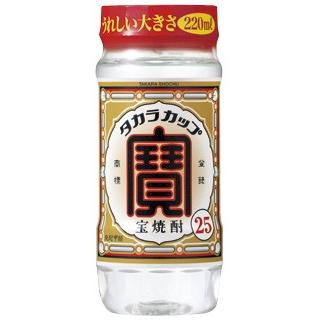 宝焼酎 タカラカップ 25度 220ml ペットカップ : 御用蔵 大川 - 通販 